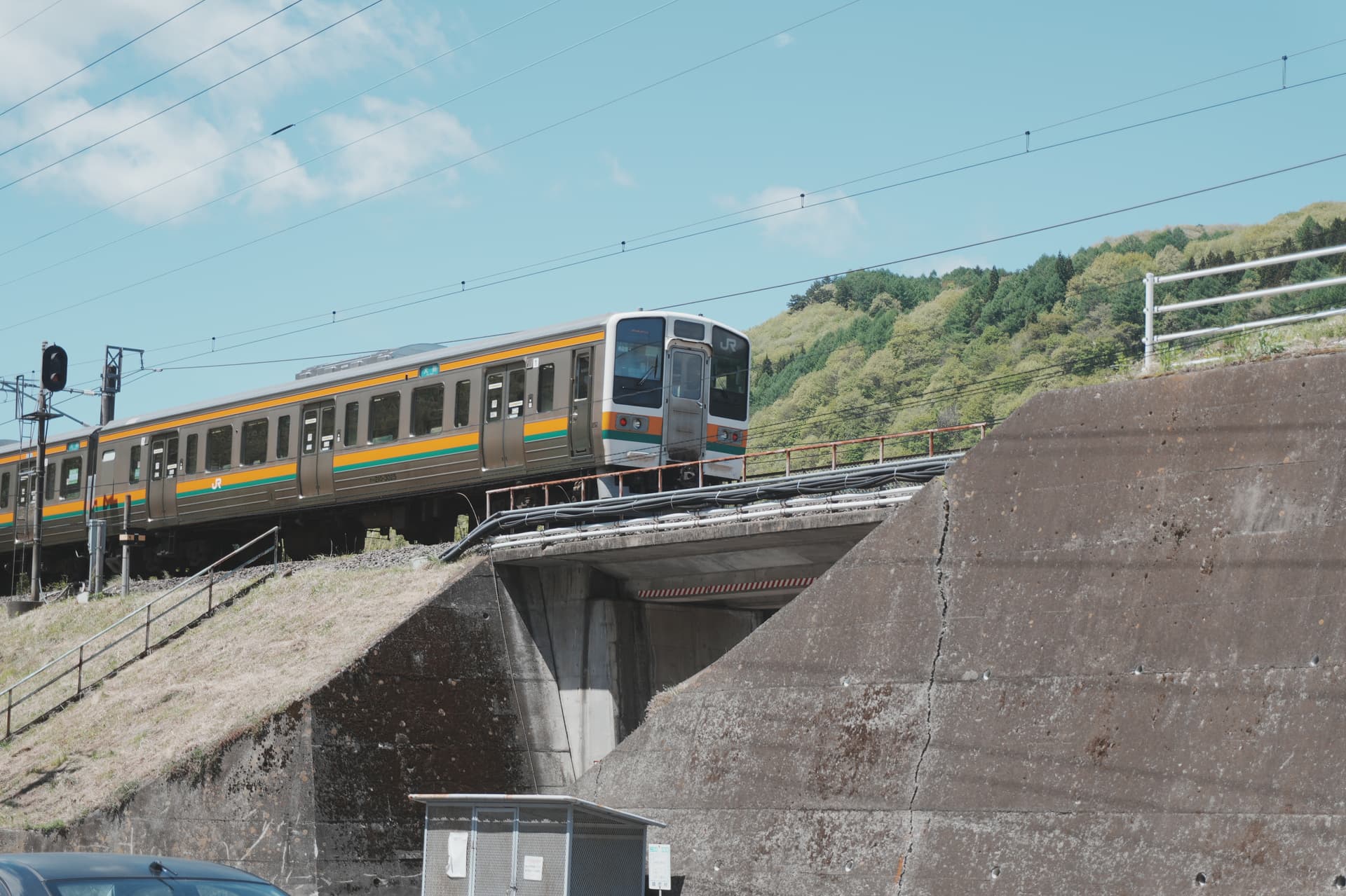 電車が走る風景